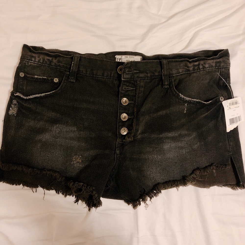 Free People jean shorts